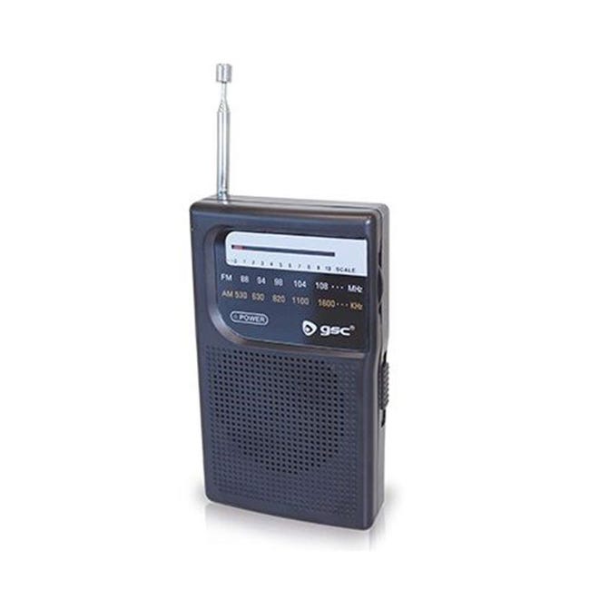 Vertical Rasio Radio vertical portátil 2xAA 118x28x70mm GSC 002402596 | Leroy Merlin