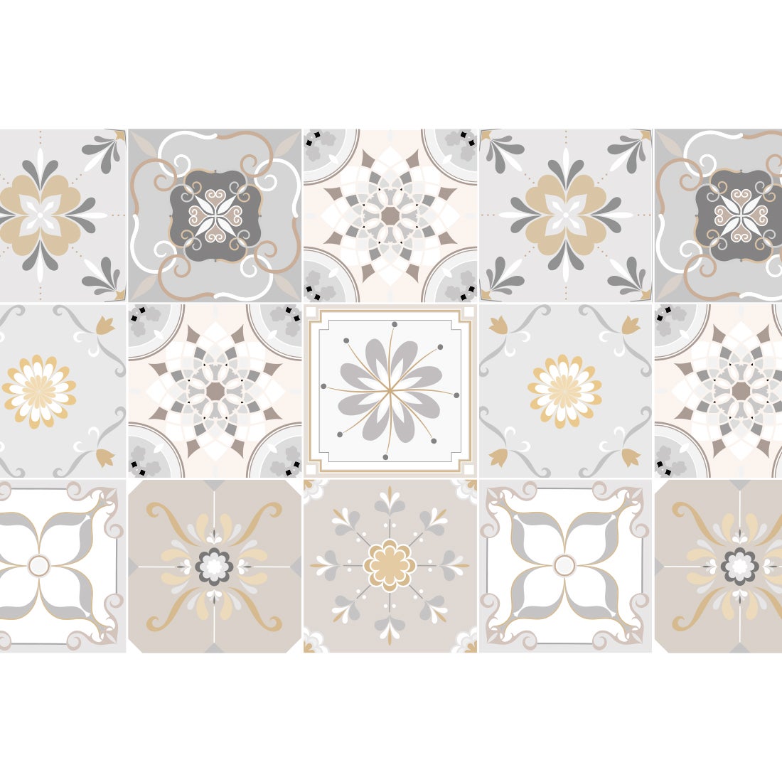 Crédence adhésive carreaux de ciment 50x100cm - 3