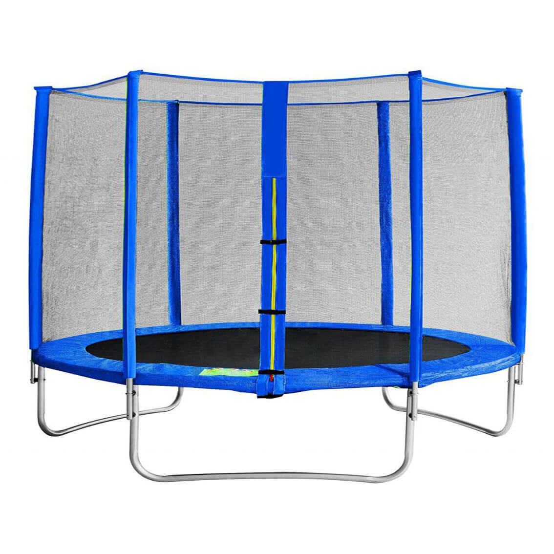 Trampoline Rond Extérieur Avec Filet Sécurisé Et échelle Amovible - 366 Cm - Bleu - Enfant