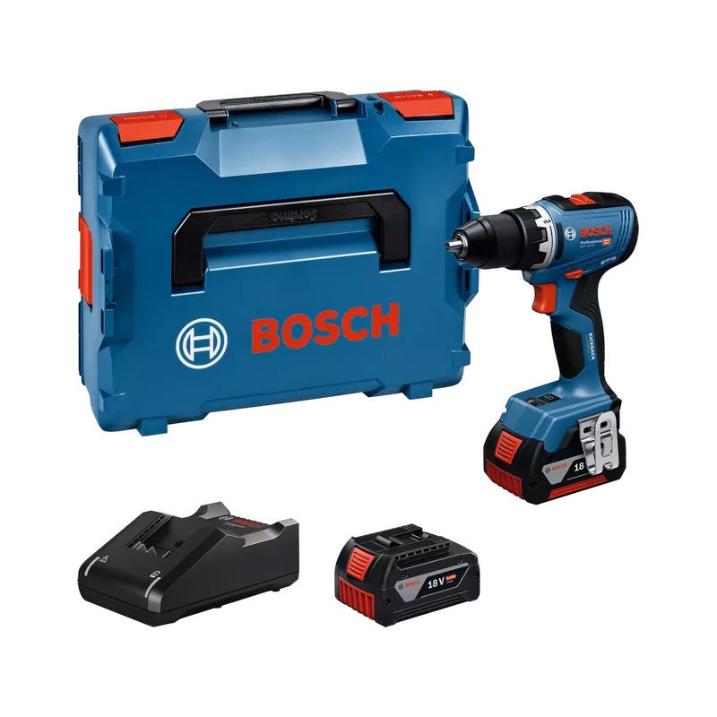 Wiertarko-wkrętarka Bosch GSR 18V-65 bezprzewodowa 31/63 Nm i 2 akumulatory 5.0 Ah