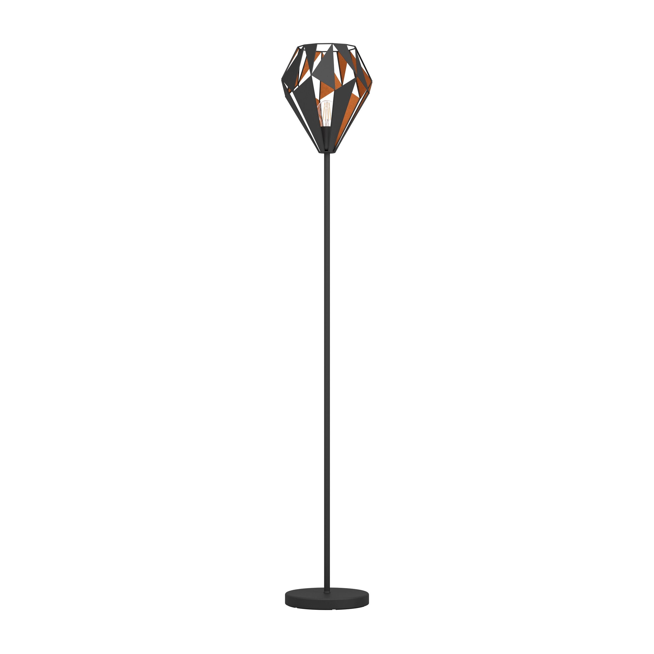 Lampadaire CARLTON 1 Noir et cuivre 49994 EGLO - 4