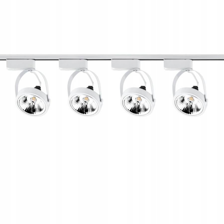 Zestaw Szyna Lumiled Oświetleniowa Szynoprzewód 2m + 4x Reflektor Szynowy GU10 AR111 Biały