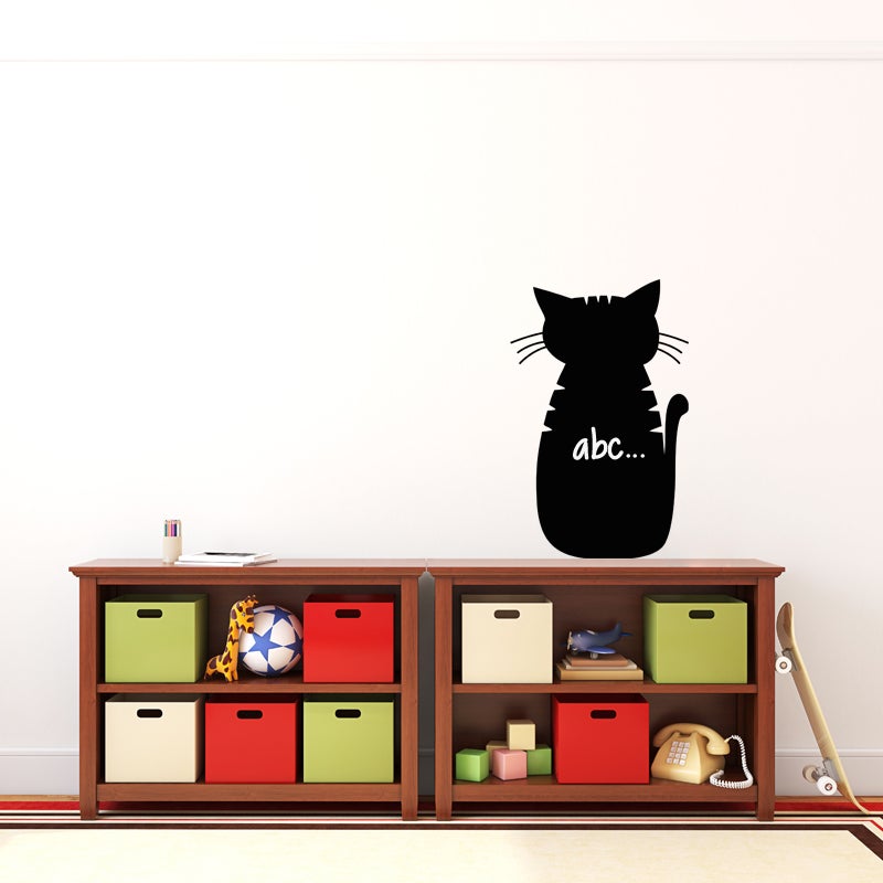 Adesivo ardesia Cartoon gatto - Sticker adesivo - adesivi murali - 30x20cm - 3