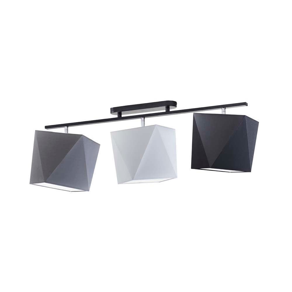 Lampa żyrandol plafon sufitowa z abażurami diament BELARUS P3