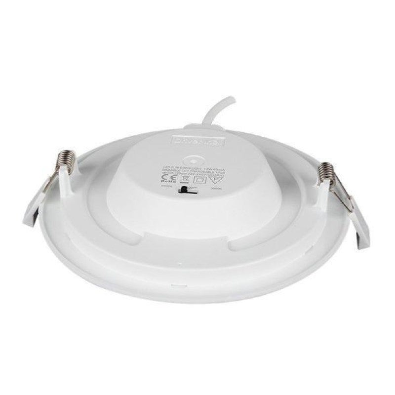 Spot LED Rond Extra Plat 24W Ø240mm Dimmable Température Variable - 3000K/4000K/6500K - SILAMP - 2