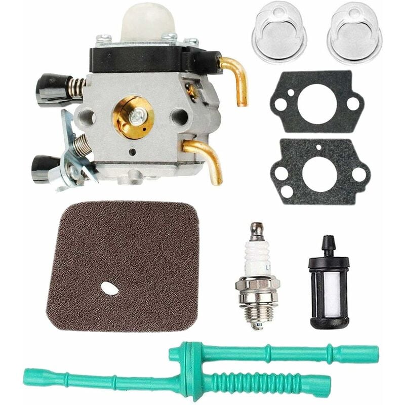 Gaźnik z filtrem powietrza i przewodem paliwowym do kosy spalinowej Stihl FS55 FS38 FS45 FS46 FS55C FC55 FS74 FS75 FS76 FS80 KM85