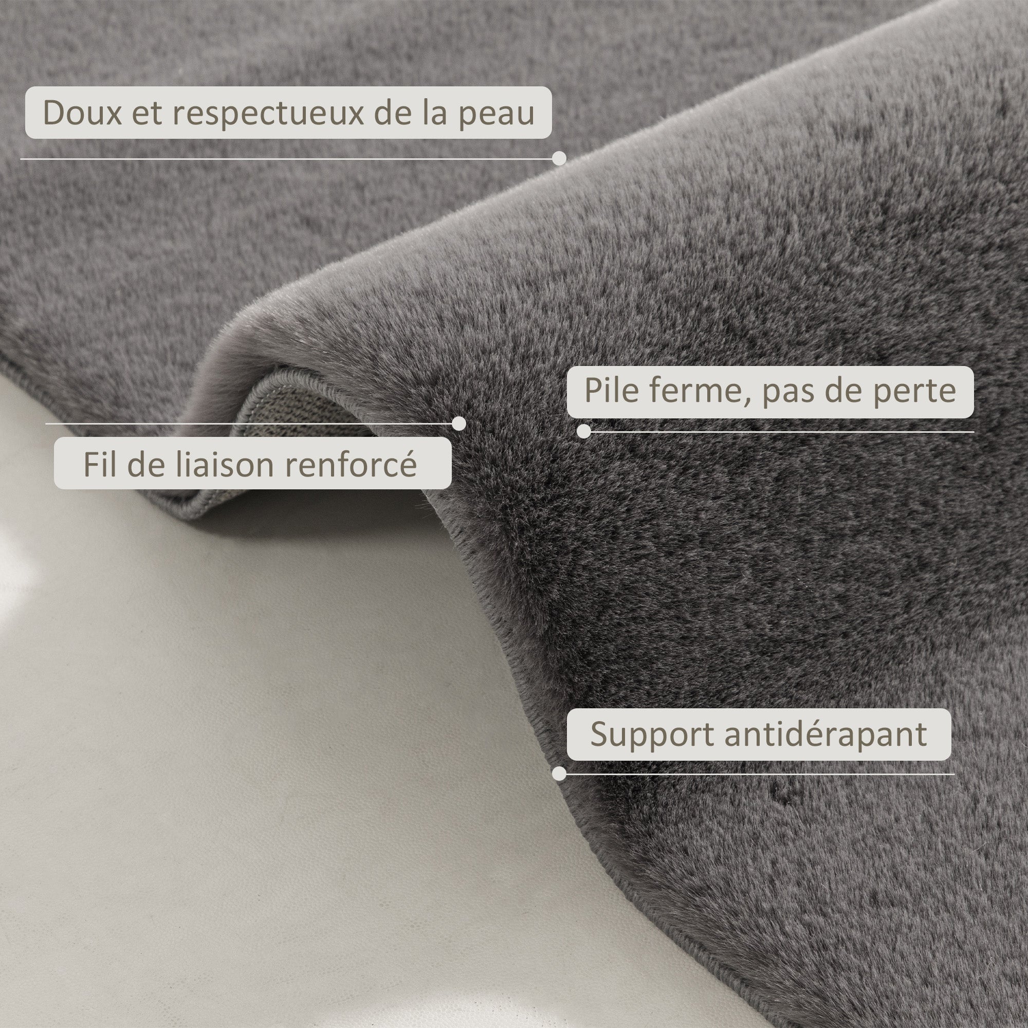 Tapis Polyester HOMCOM - 4