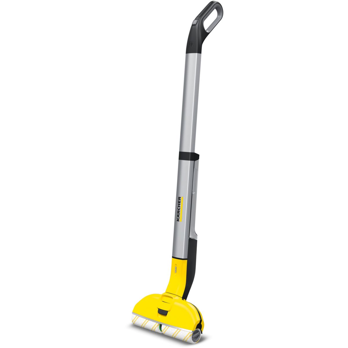 Kärcher EWM 2 - Lavapavimenti Senza Fili, Pulizia bordi, Autopulente, Per Peli animali domestici, Asciugatura rapida, Giallo/Grigio