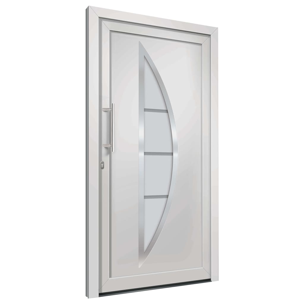 Puerta de entrada blanca 108x200 cm vidaXL - 5
