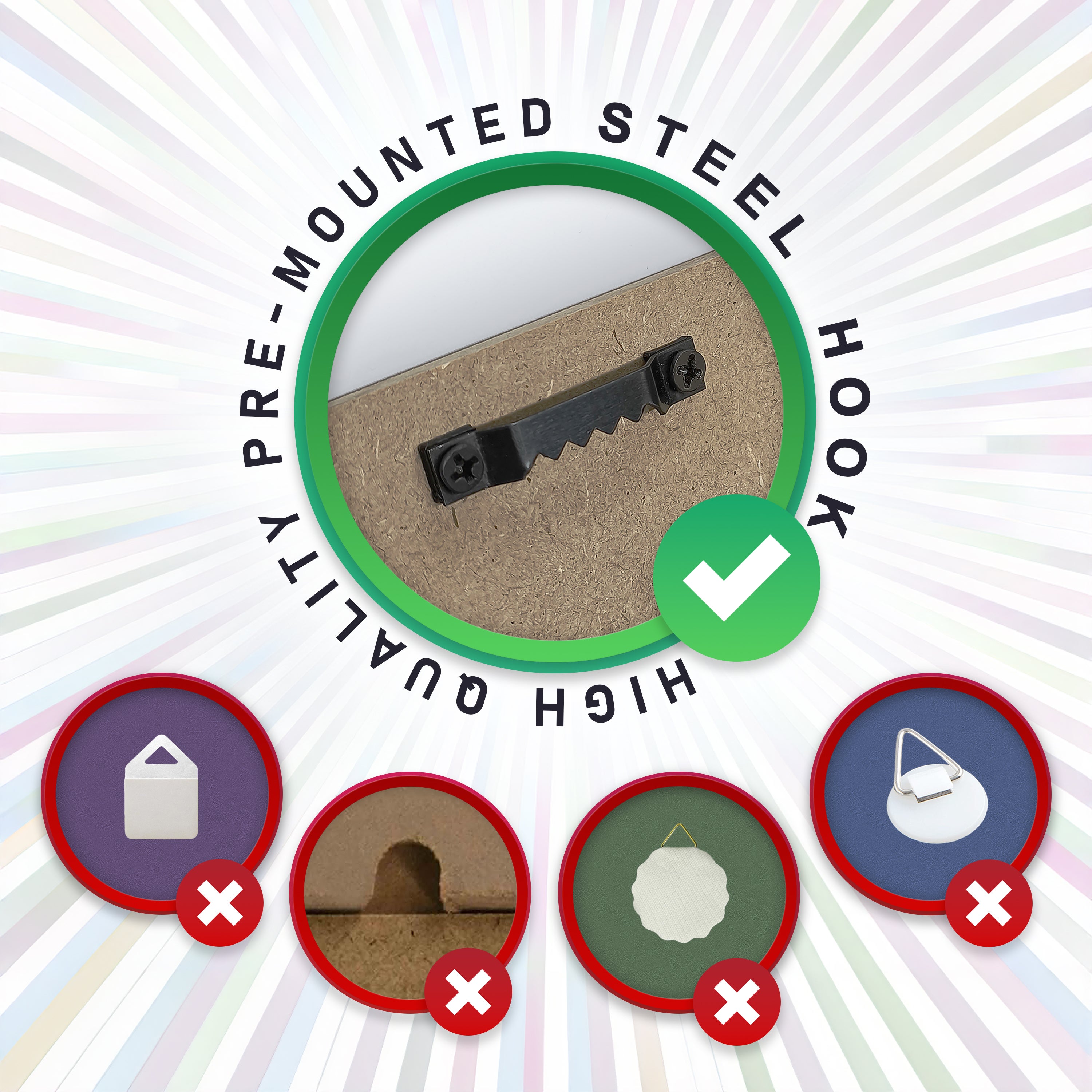 Tableau déco en bois Great Artists Reimagine Famous Artworks #5 20x25 cm - 6