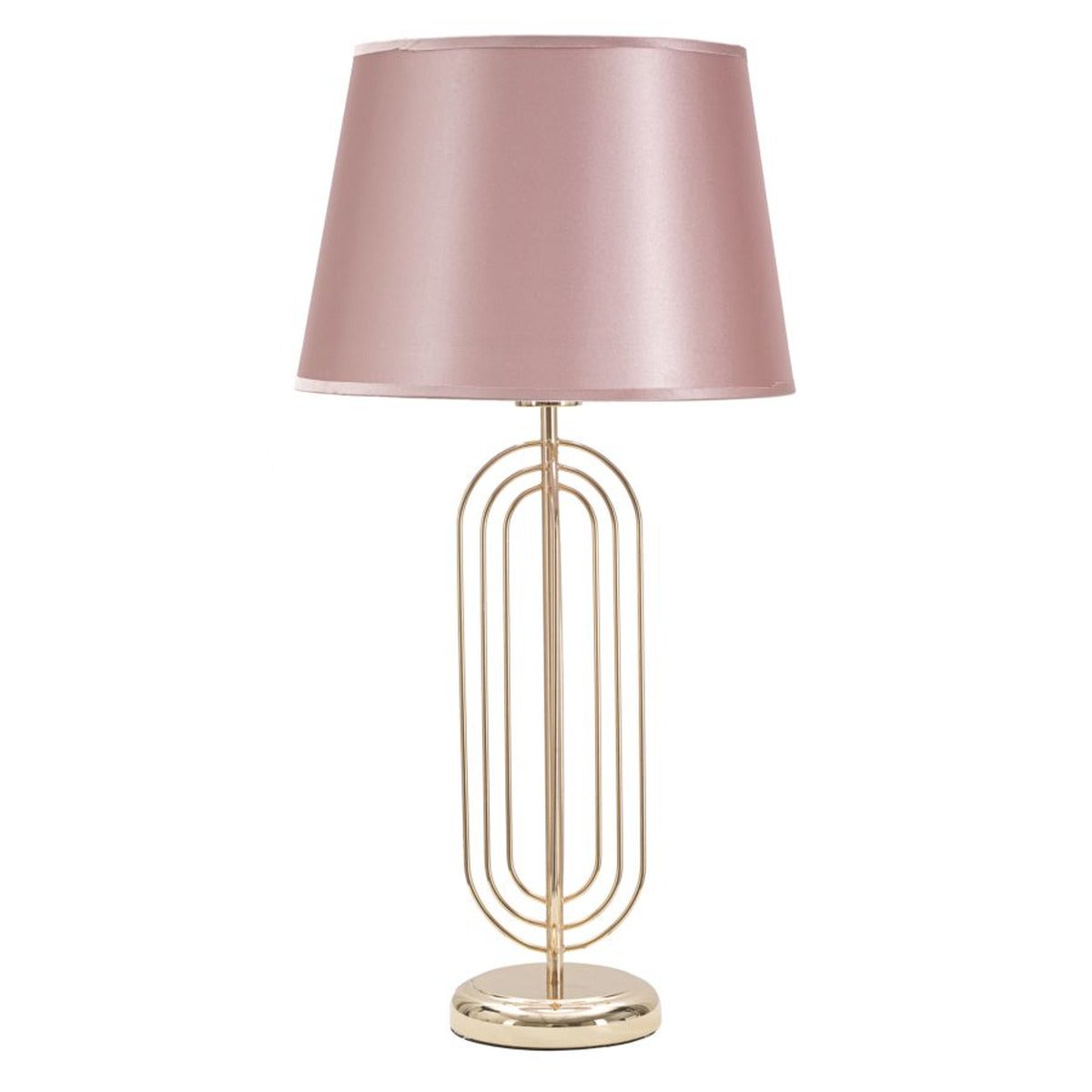 Lampa Stołowa Helenium, Metal, Różowy, Seven Design