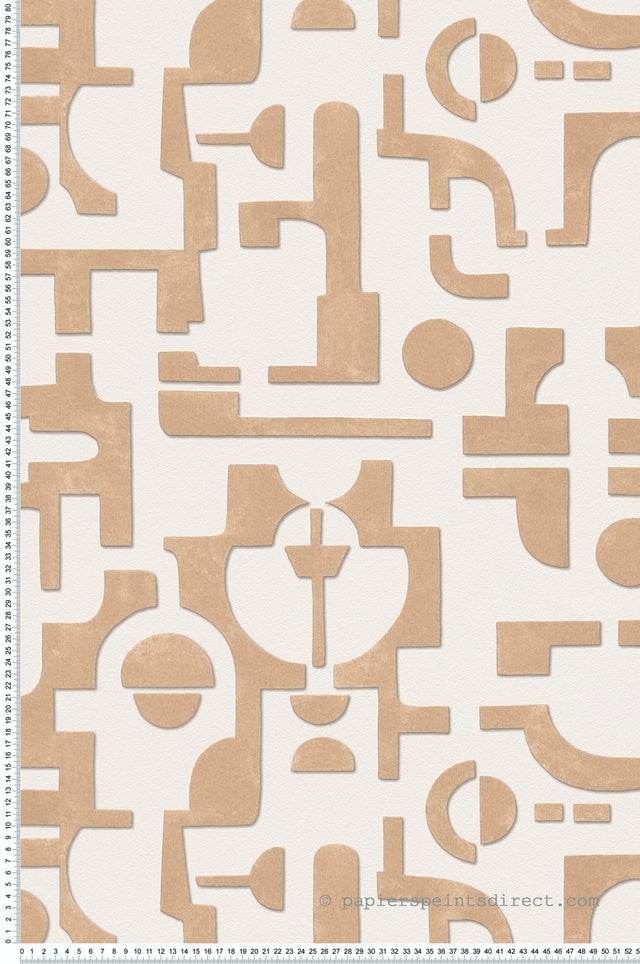 papier peint vinyle expansé sur intissé Lessivable Collection Abaca L.10.05 x l.0.53 m. - Réf. LTC-51232517