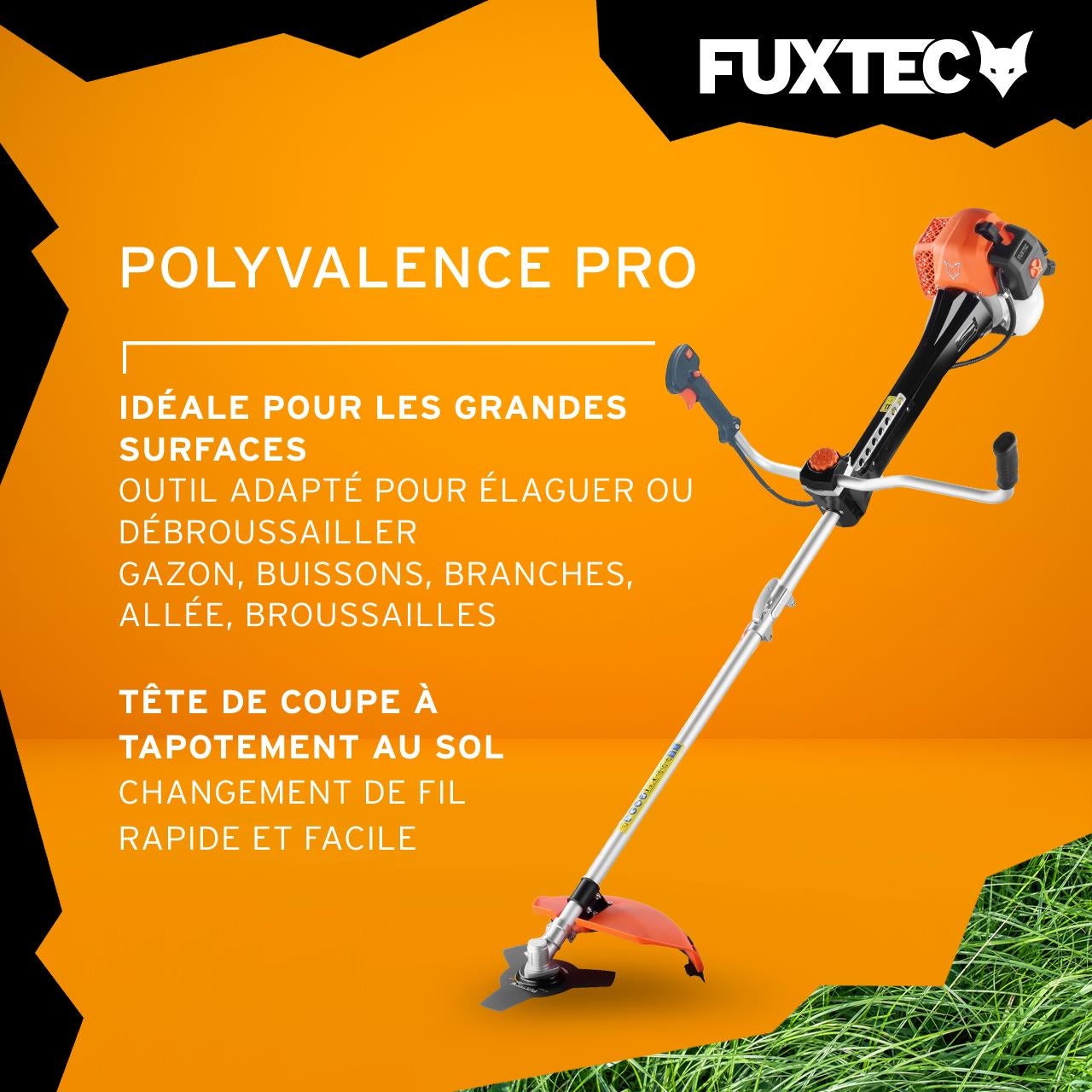 Débroussailleuse thermique professionnelle - FUXTEC FX-PS162 - 62cm3 3,5CV anti vibration - 5