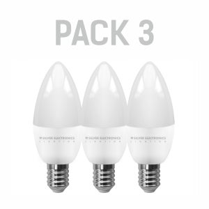 Ampoule LED Silver Electronics E14 7W - Lumière Chaude 3000K, 620 Lumens, 25000h