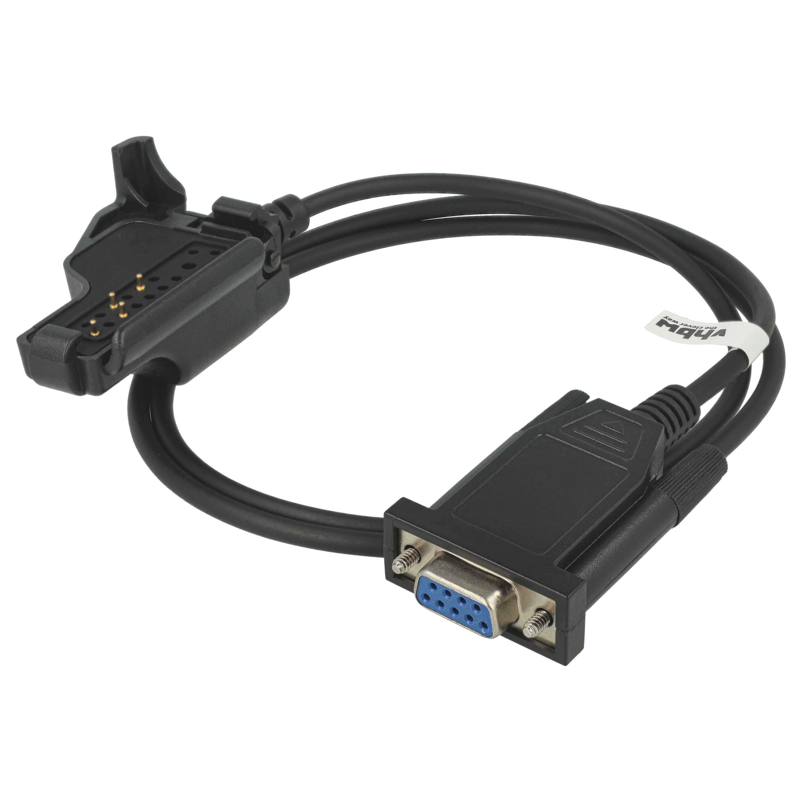 vhbw Câble adaptateur série RS-232 compatible avec Motorola HT1100, JT1000, MT2000, MT2100, MTP200, MTP300, MTS2000 appareils radio - Câble, noir - 2