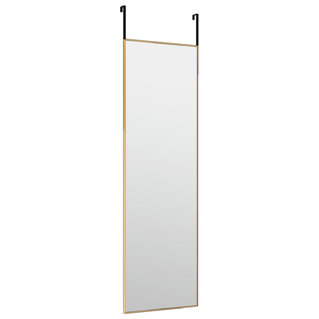 Miroir de porte Doré 30x100 cm Verre et aluminium - 3