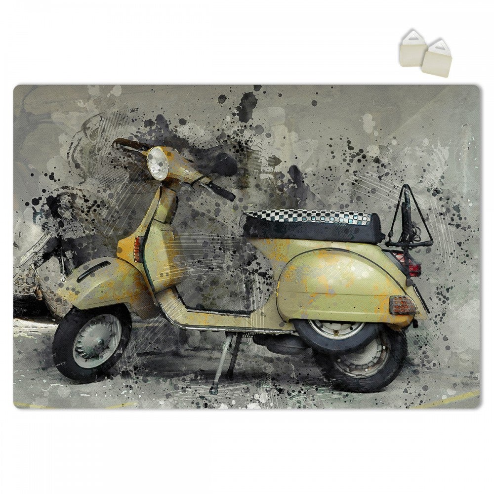 VESPA GRUNGE - PLAKAT Forex z ekspandowanego PVC o grubości 3 mm - 100x70 cm