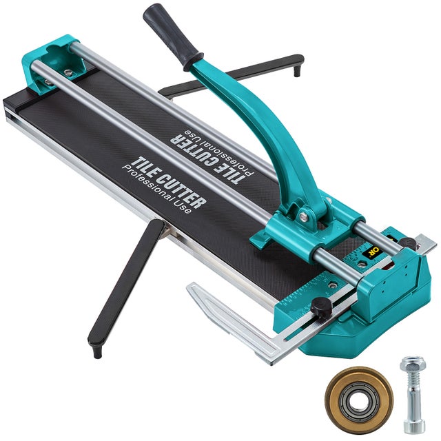 Coupe Carrelage 800 mm VEVOR Coupe-Carreaux Manuel Double Rails, Épaisseur de Coupe 6-15 mm Coupeur de Carrelage avec Positionnement Laser Céramique