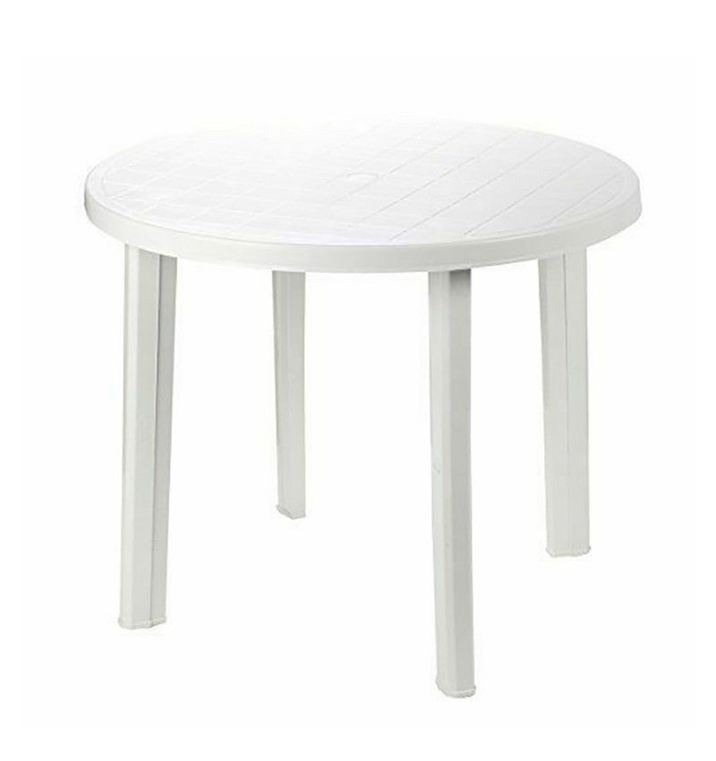 Tavolo rotondo 120 cm, tavolo da pranzo tondo nero mod. Omar – Samira
