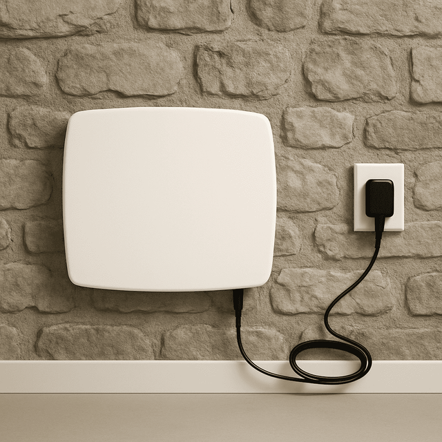 Dispositivo antiumidità ATE Pulse Bianco - Invertitore di polarità elettromagnetico per asciugatura muri