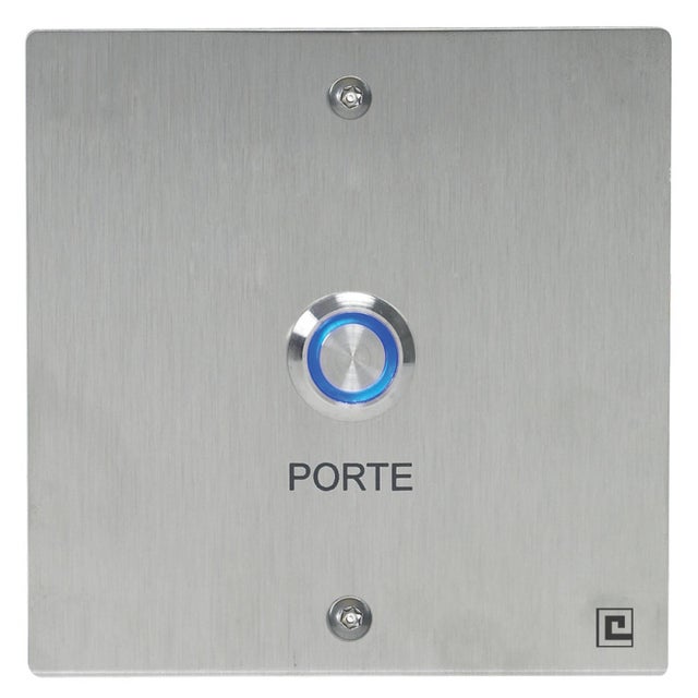Bouton poussoir NO NF sur plaque inox HERACLES PL80NFL
