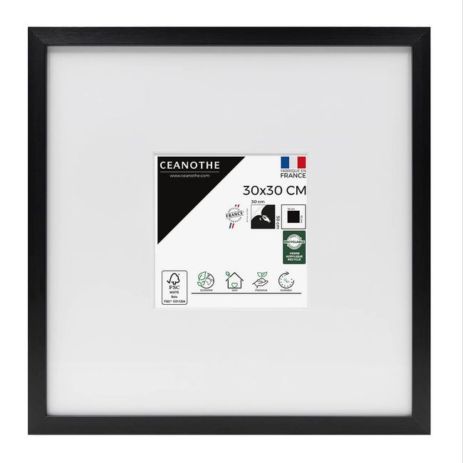 Cadre Photo Wild Noir 30x30 Cm Avec Passe partout 13x13 Cm Leroy Merlin Cadre Photo Wild Noir 30x30 Cm Avec Passe partout 13x13 Cm Leroy Merlin