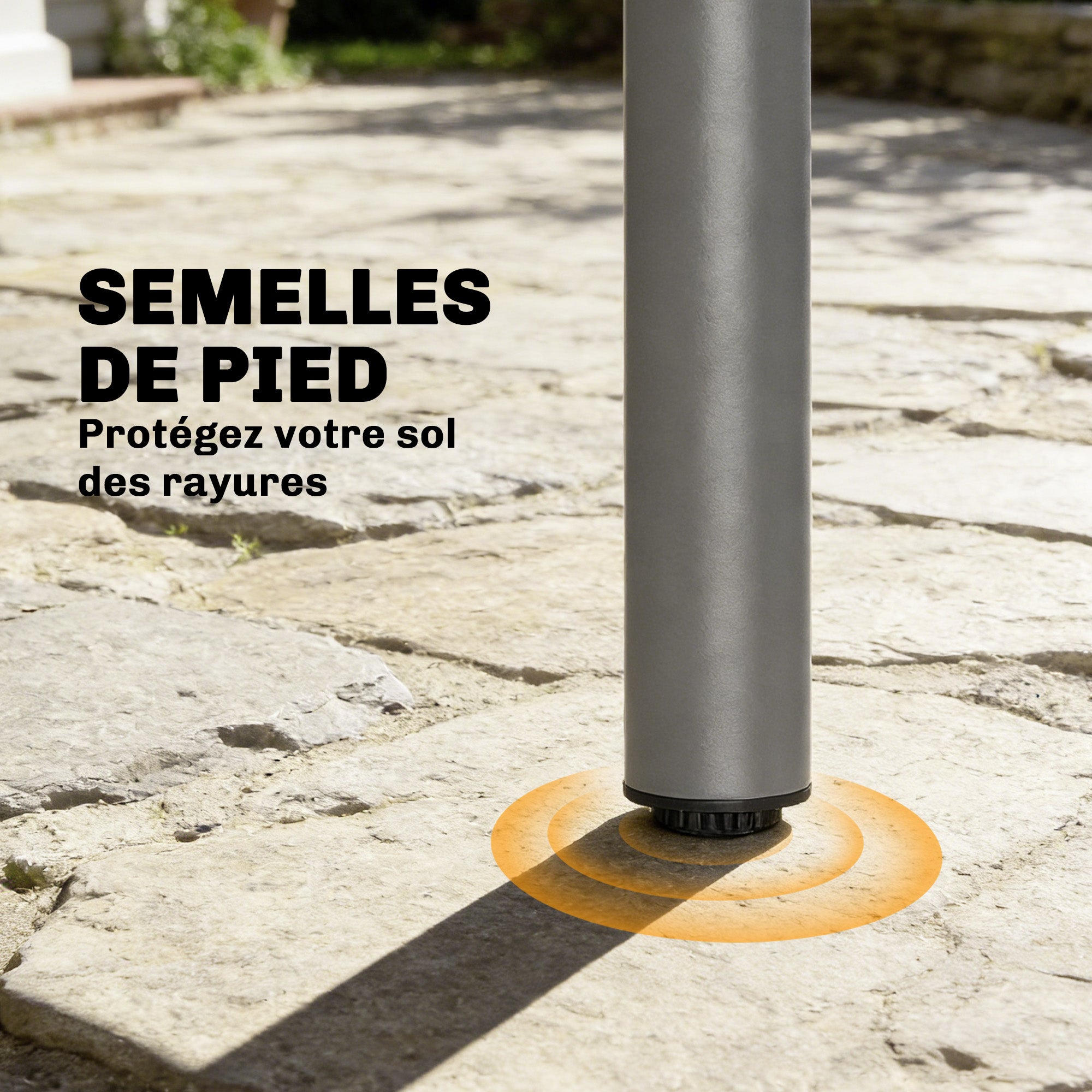 Table de jardin Acier Outsunny - 7