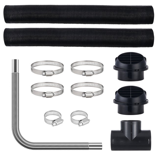 SucceBuy Kit condotto riscaldatore diesel, tubo scarico acciaio inossidabile 1