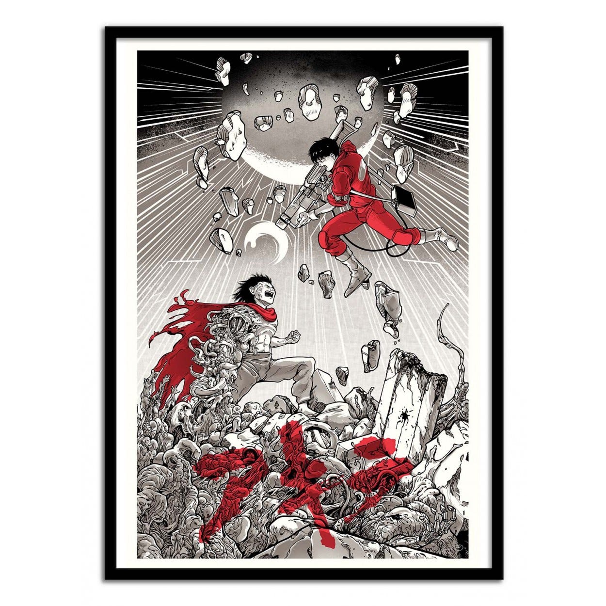 Ensemble de 2 affiches imprimées et encadrées, design urbain dans des tons doux 60x40cm Ensemble de 2 affiches imprimées et encadrées, design urbain dans des tons doux 60x40cm