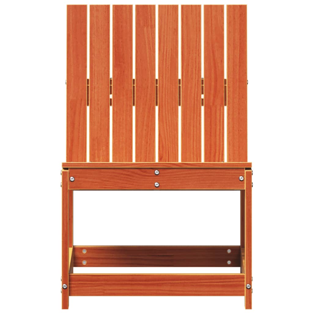 Chaise de jardin sans coussin en Bois Marron - 4