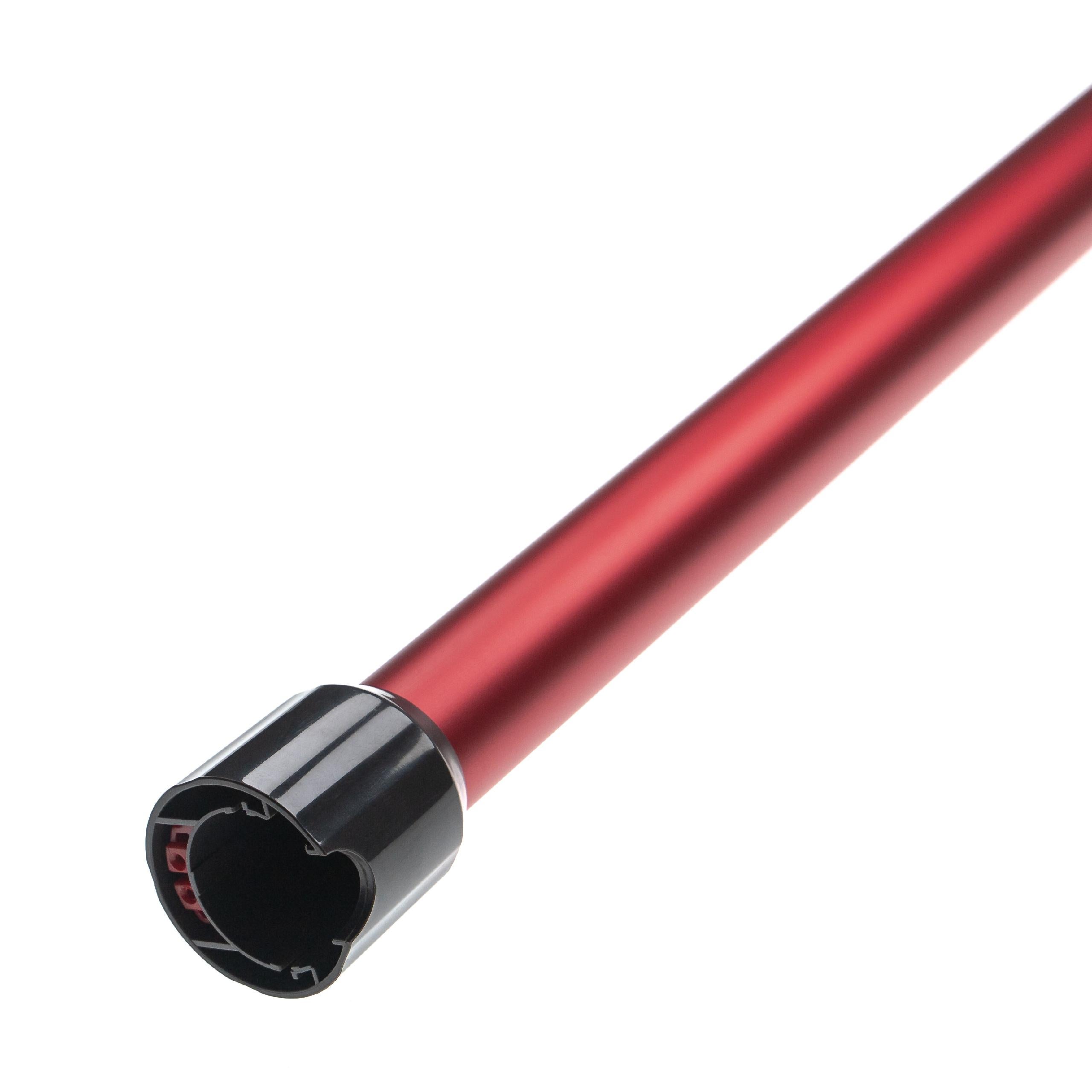 vhbw Tube d'aspirateur compatible avec Dyson SV10, SV11, V10, V11, SV10 Absolute, V11 Outsize aspirateur - raccord 35 mm, 74 cm, gris / rouge - 5
