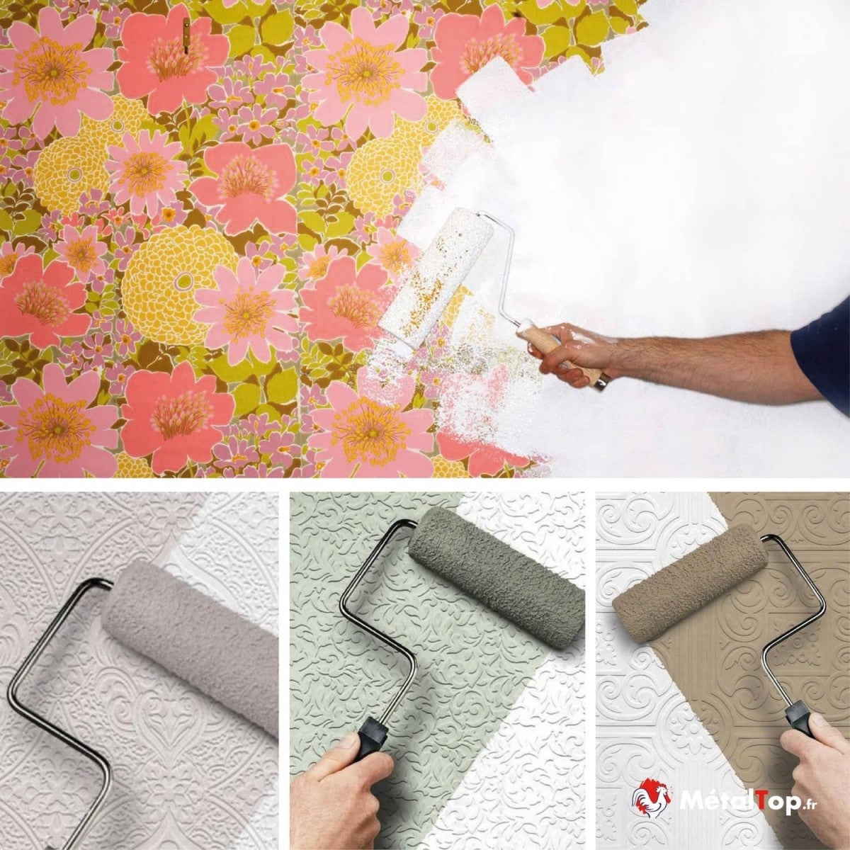 Peinture Papier Peint - Metaltop - Bleu saphir - RAL 5003 - Pot 15L - 7