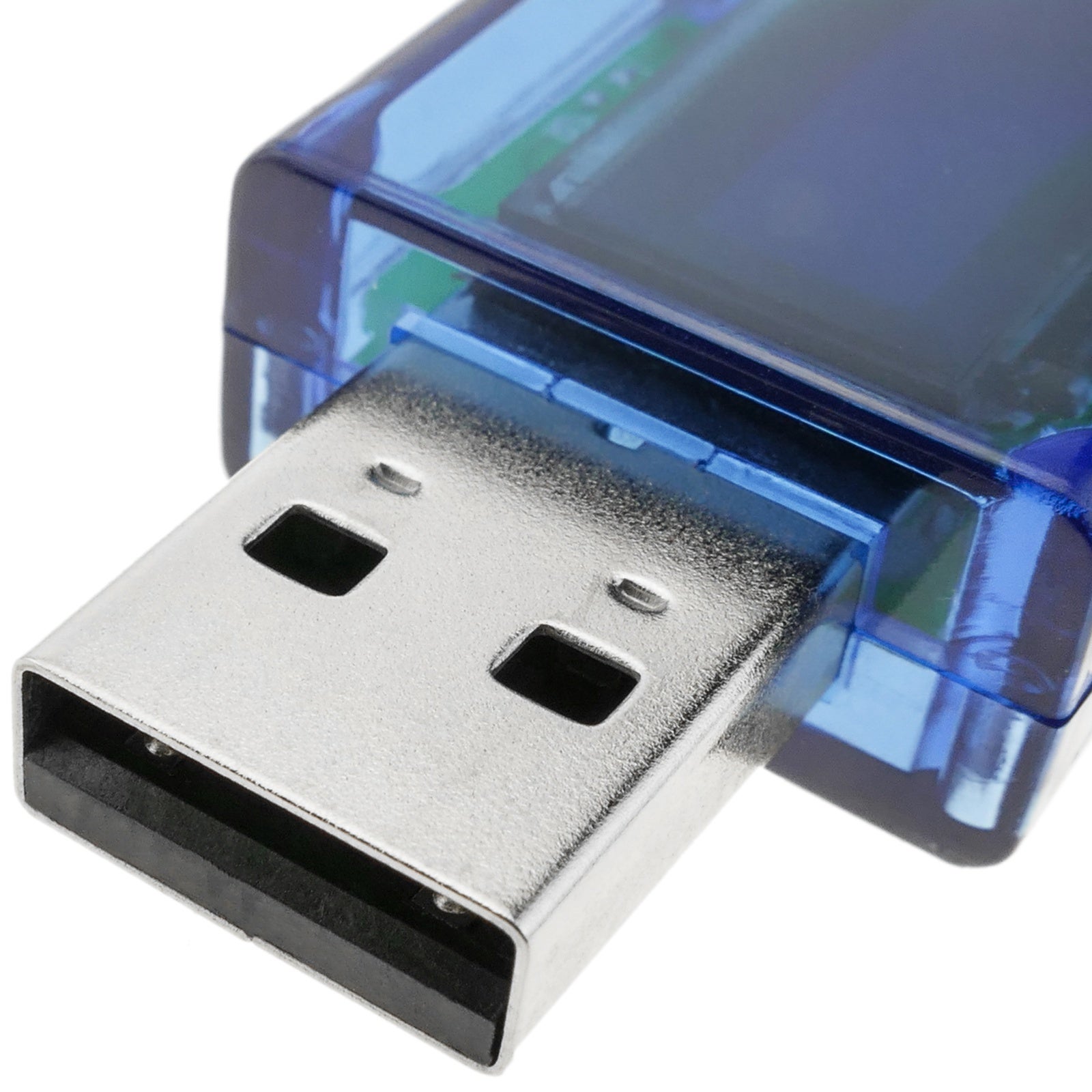 Contatore di tensione, ampere e livello di carica tramite porta USB con display OLED a 4 cifre DW-0890 - 3