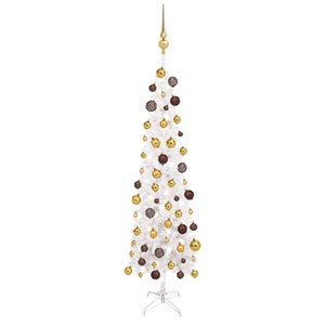 Albero di Natale Artificiale - Hawaii Abies Nordmann 100% PE - LED - FBU - 210 cm con LED - Fast Build - colore caldo, ricorda la luce delle candele - Abies