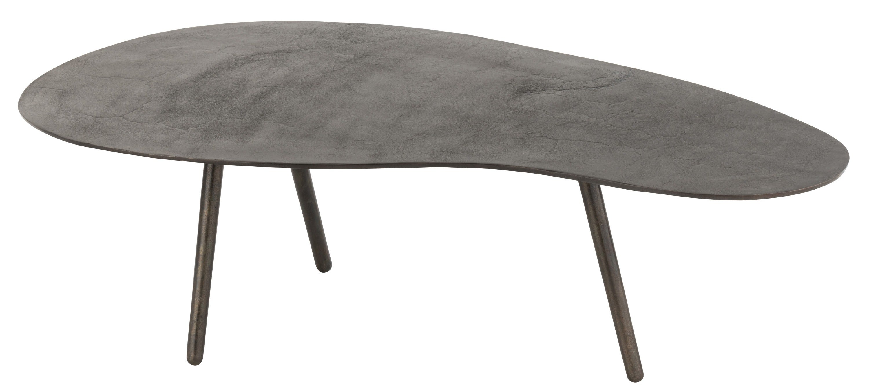 Table de salon goutte aluminium noir Largia l 120cm | Leroy Merlin