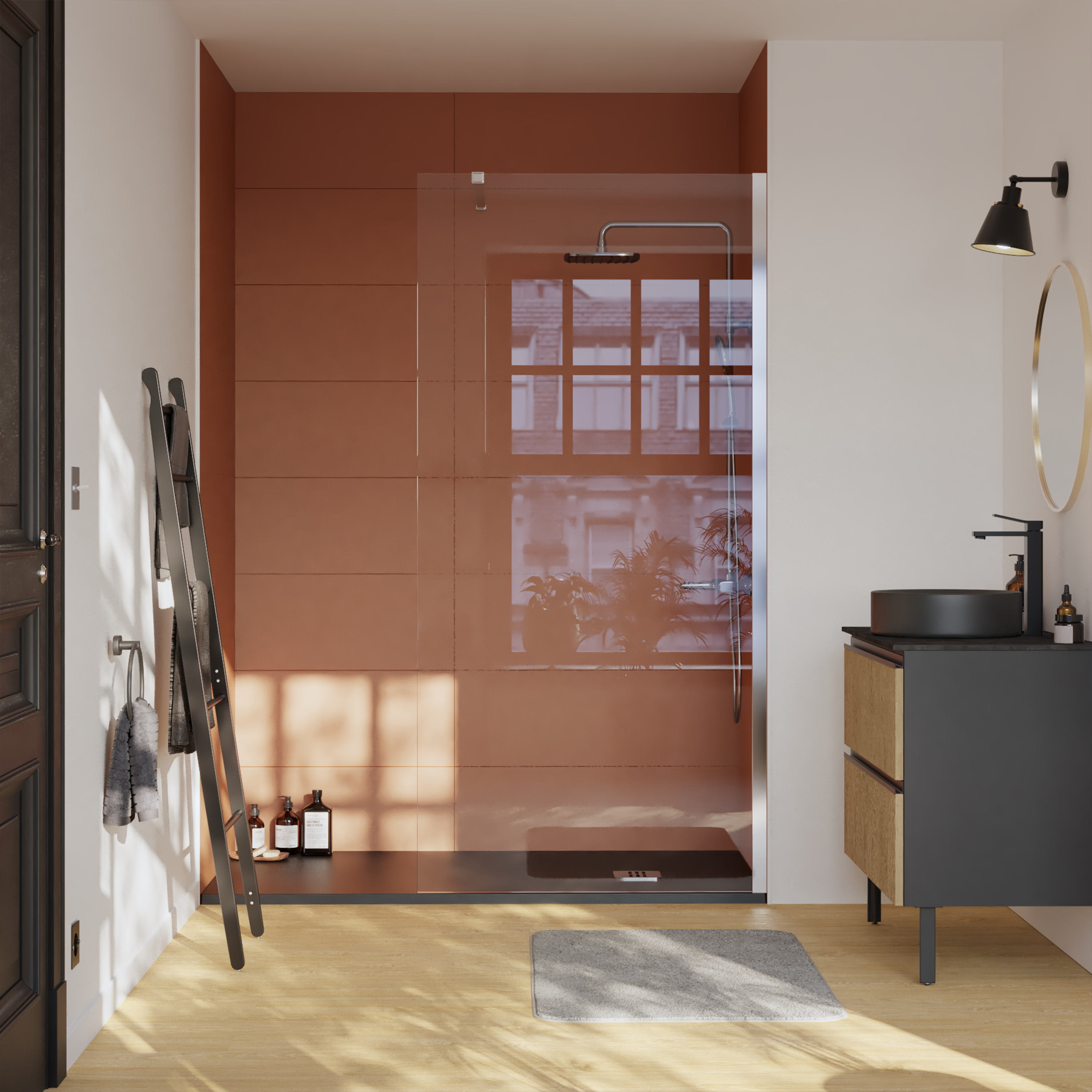Suelo vinílico click - narita madera color beige - 2,24 m²/ 16 lamas