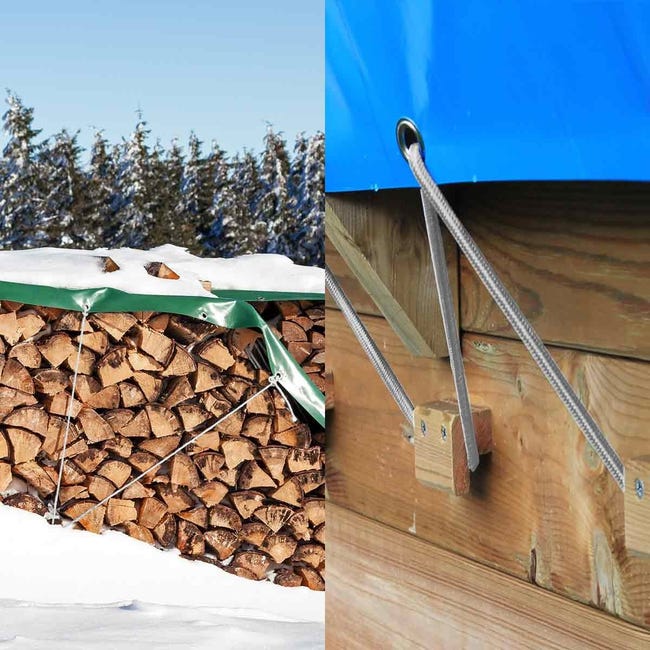 Corda Elastica Con Ganci Corde Elastiche 10m X 4mm, Corda Di Gomma Con Ganci, Sfere Eide Elastico - Foto 7