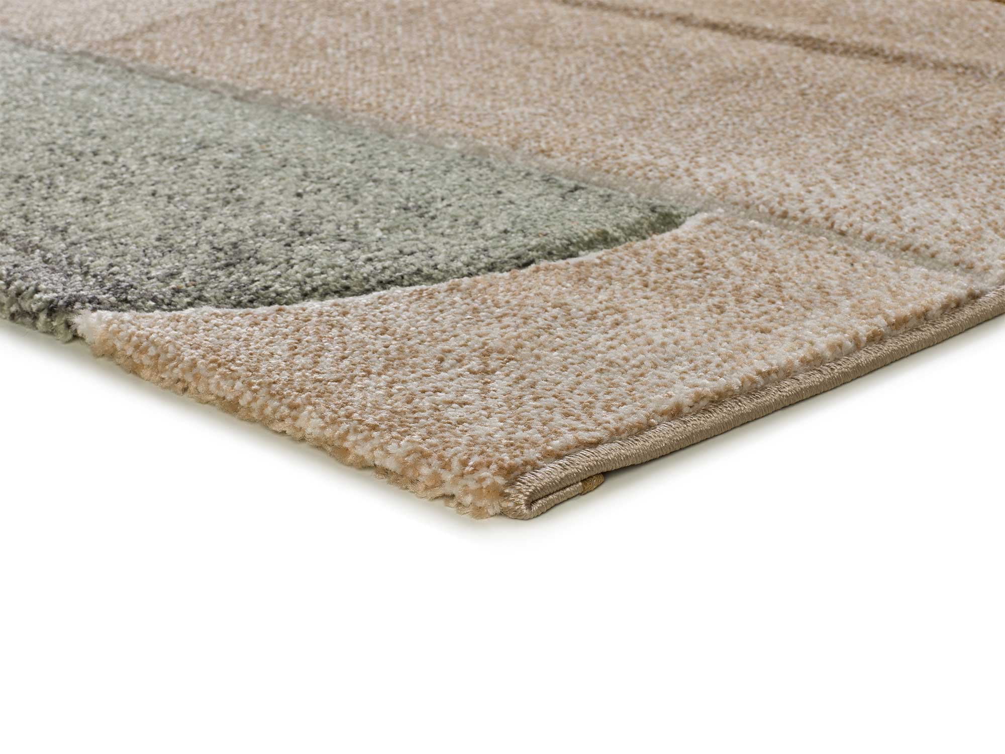 Tapis intérieur multicolore rectangulaire l.160 x L.230 cm SORA abstrait - ATTICGO - 3