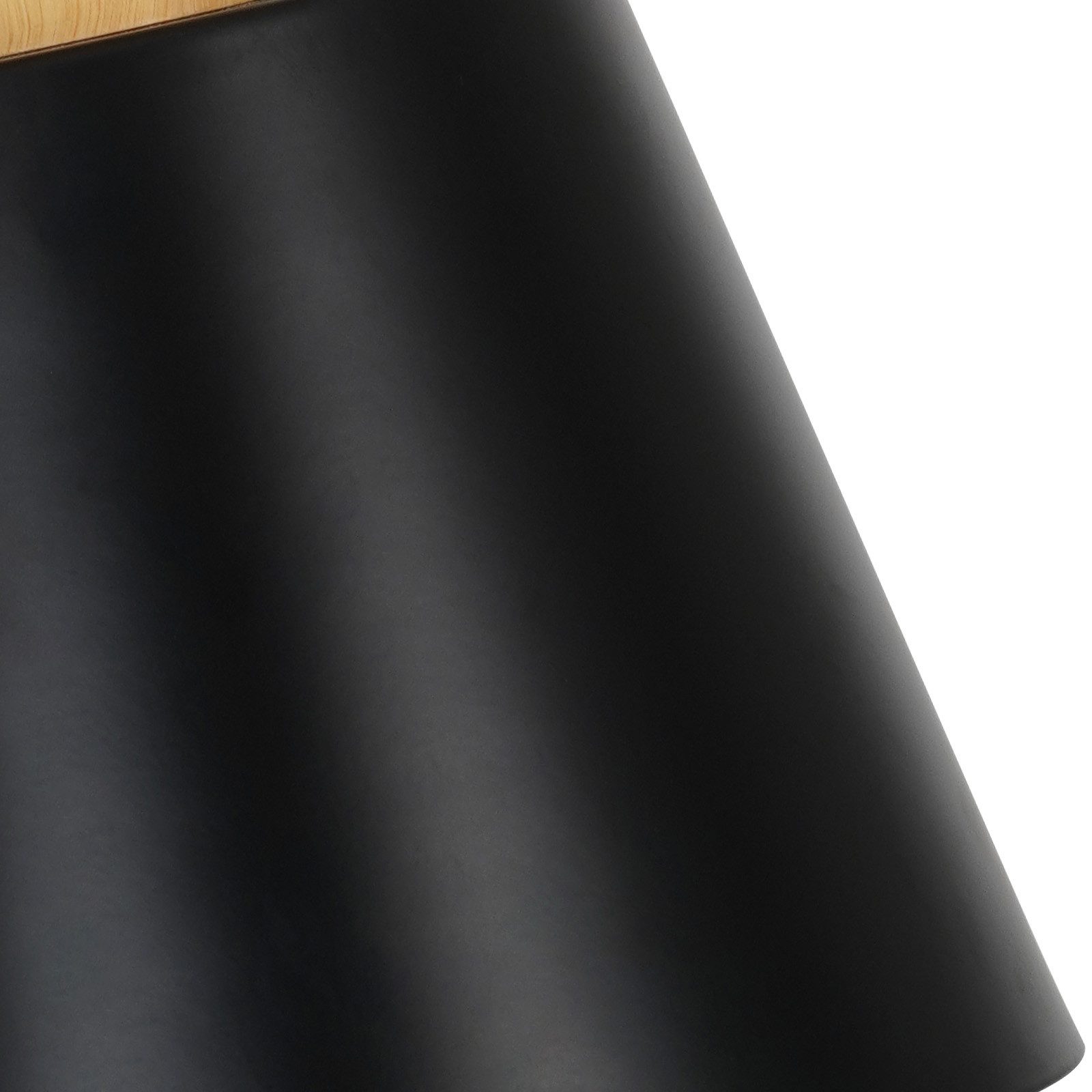 NETTLIFE Lámpara colgante vintage para comedor, 2 lámparas colgantes negras, lámpara colgante industrial E27, metal retro - 6