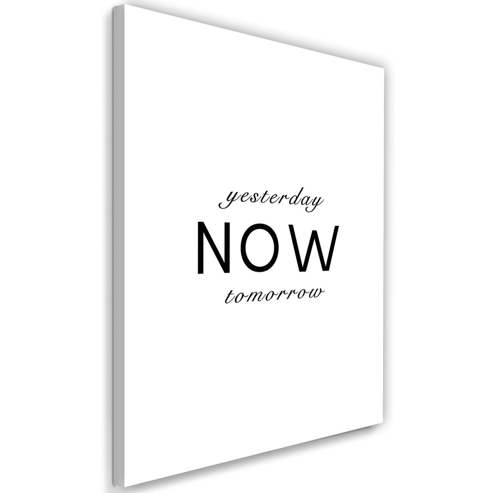 Tableau Typographie Hier Aujourd hui Demain Leroy Merlin