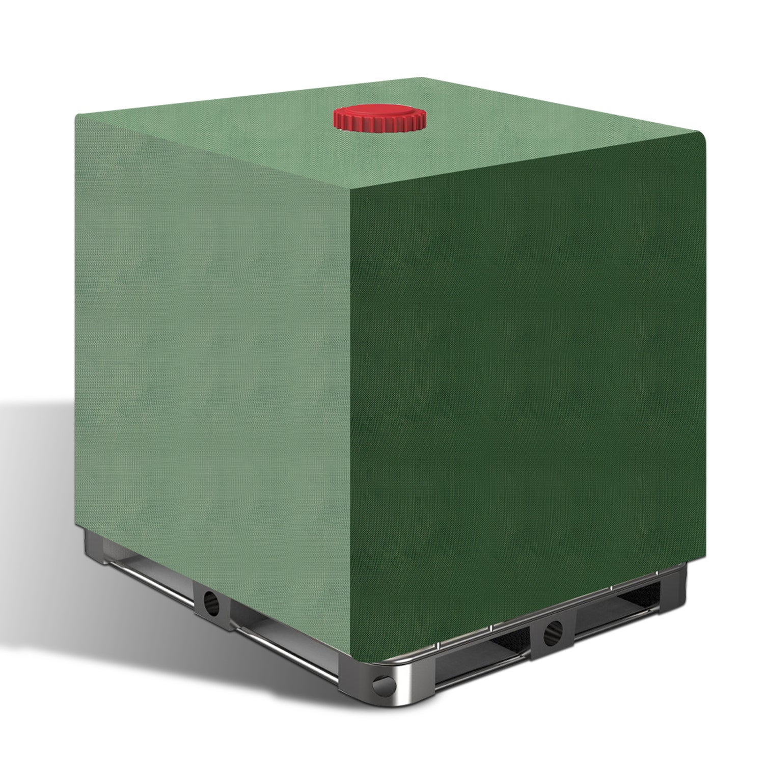 Housse De Protection Pour Réservoir IBC 1000L - Tissu Oxford 210D, Dimensions 120x100x116 Cm, Noire