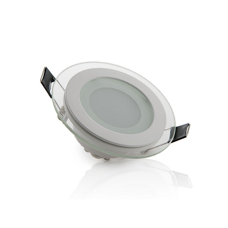 Spot Downlight Led 6w 421lm 3000ºk Verre Circulaire Ø95mm 40 000h Gr Mb01 6w Ww Leroy Merlin 2752