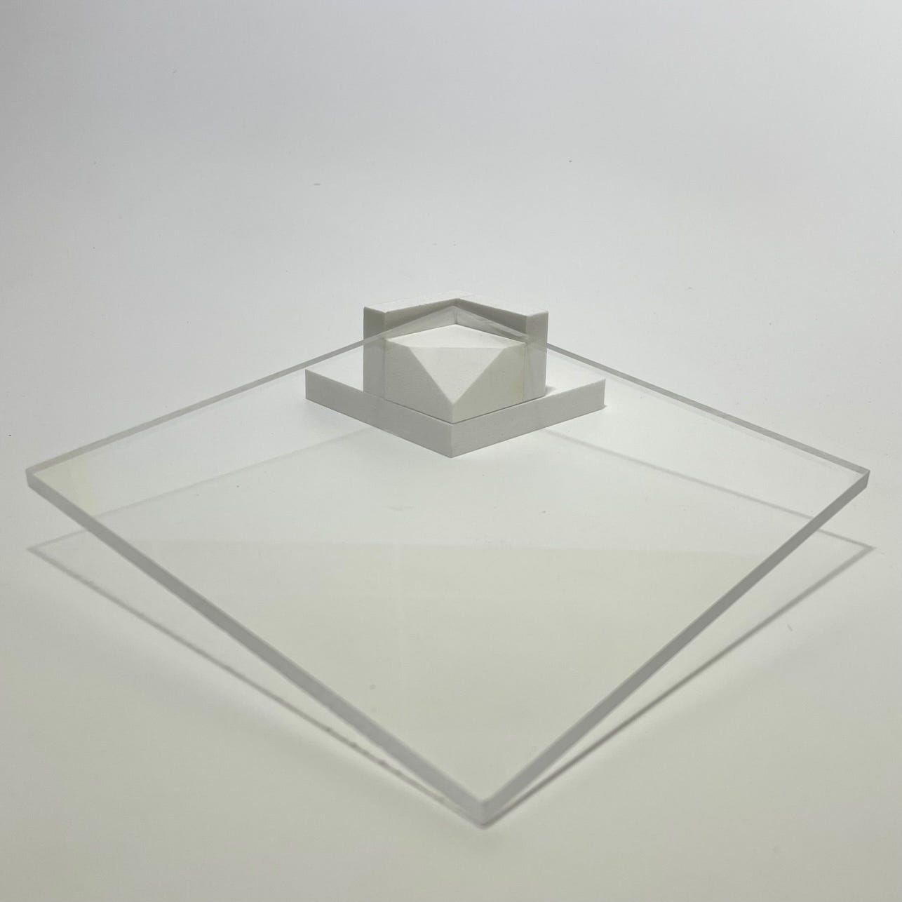 Disco In Plexiglass Trasparente 3mm – CRYLUX COLATO – Diametro 65 Cm, Taglio Laser