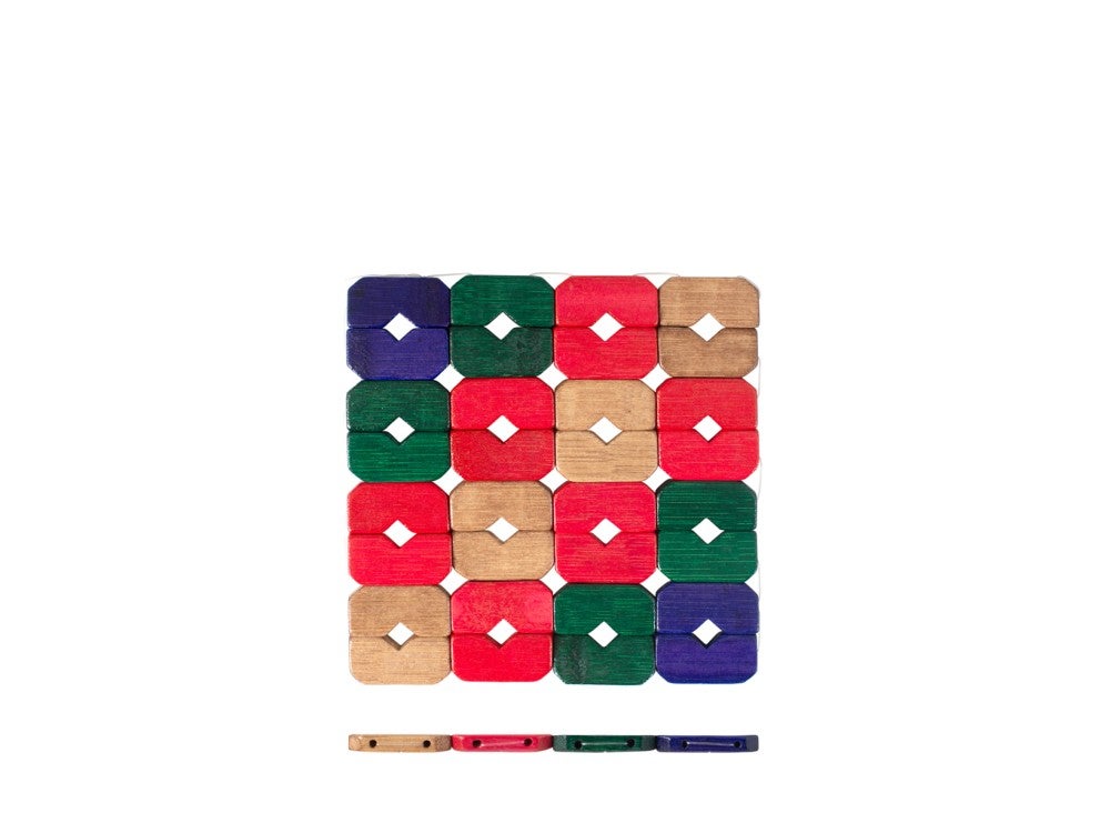 Lot De 4 Dessous De Plat En Bambou Résistant à La Chaleur - Avec Rangement, Antidérapants, Style Naturel