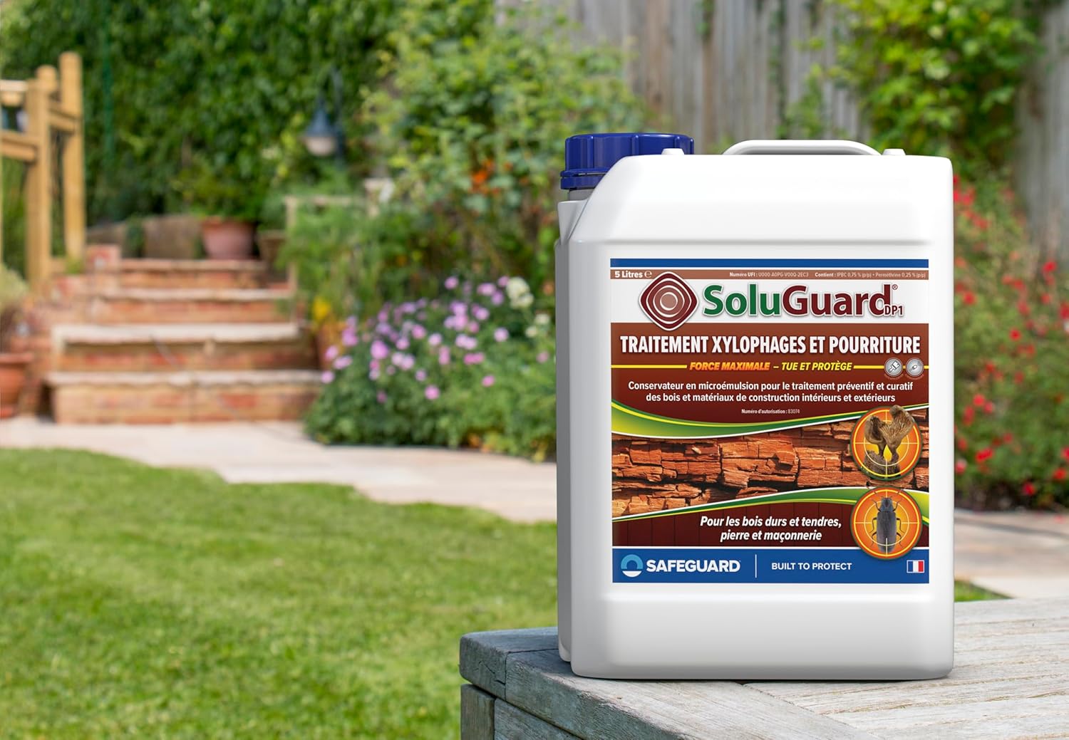 SoluGuard Antitarlo E Antitarme Per Legno | Pronto All'Uso 500ml - Made In UK
