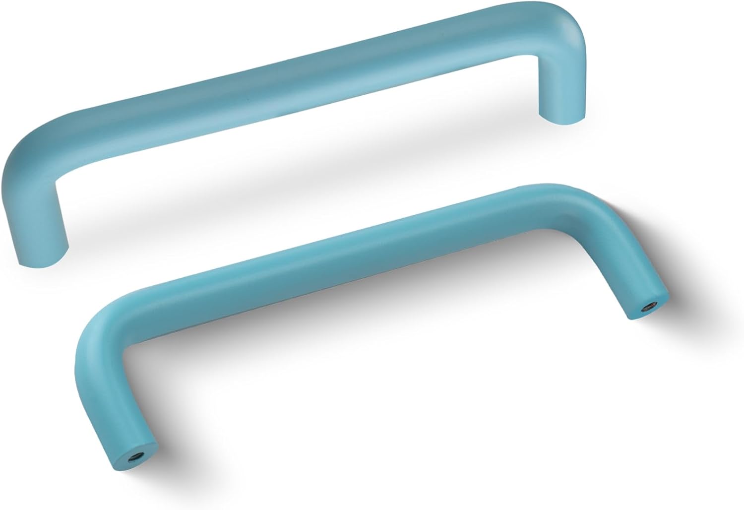 4 sztuki aluminiowych uchwytów meblowych 96 mm, uchwytów do drzwiczek szafki ze śrubami, gałki do szuflad do szafek kuchennych, niebieskie