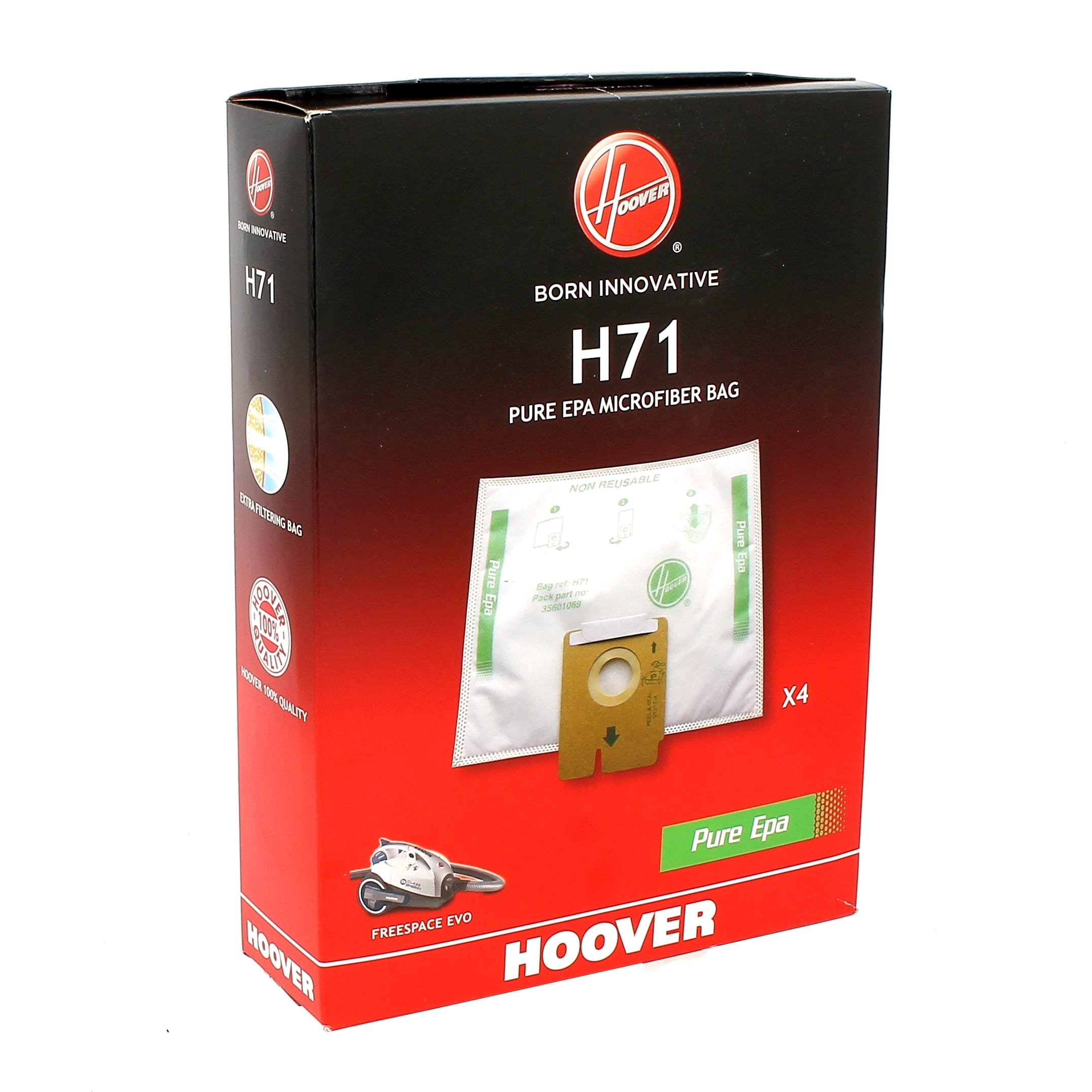 Clean Fairy Borsa per aspirapolvere compatibile con Hoover H69 per Freespace Evo Modello tfv1215 011, tfv2014b 011, SPH69T 013 (20 sacchetti