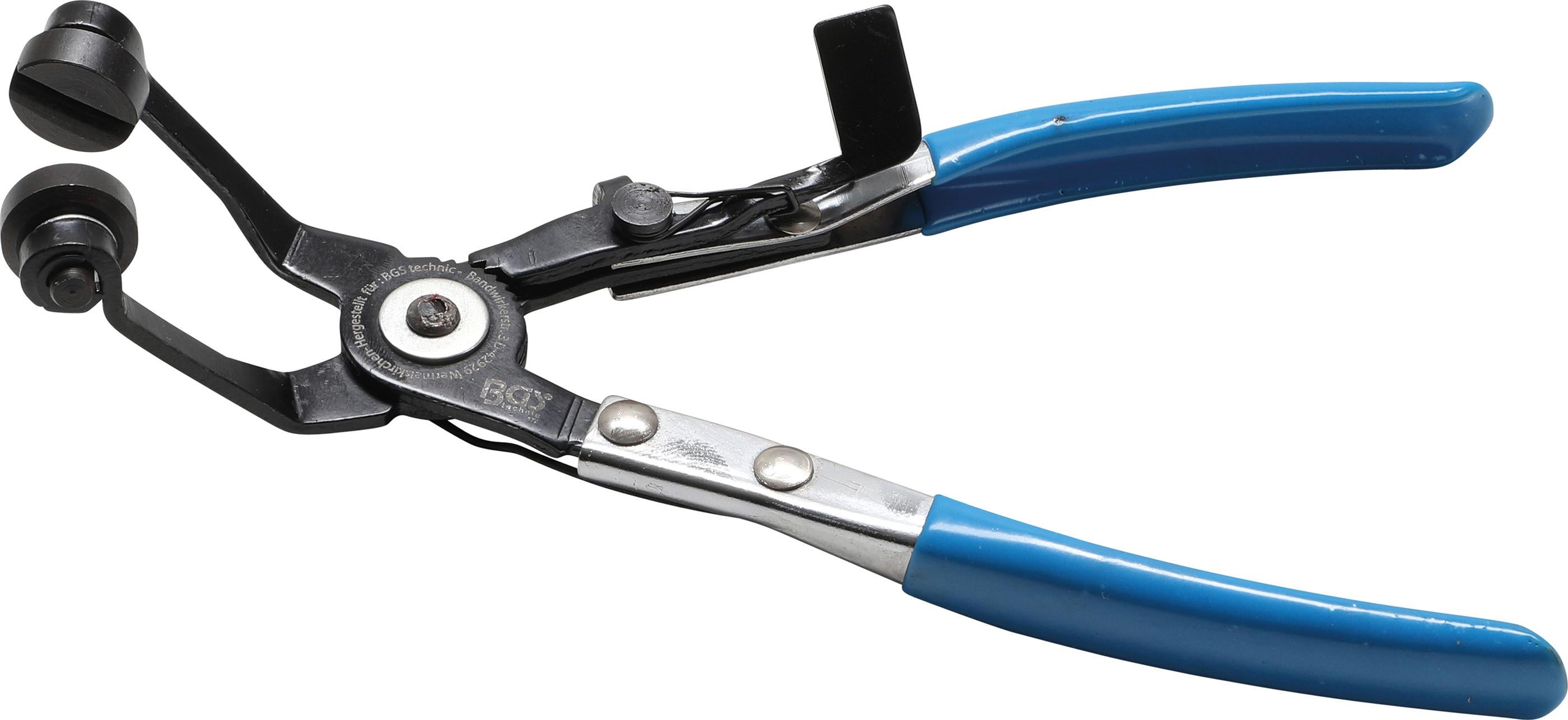 Szczypce do zaciskania węży BGS, kątowe z funkcją grzechotki 220 mm - 477