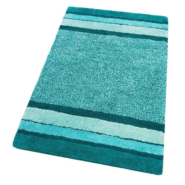 Dywan z Czystej Bawełny 65x120 cm Elegancki Jasne Kolory Miękki Dywan łazienkowy Lub Nocny Turkusowy