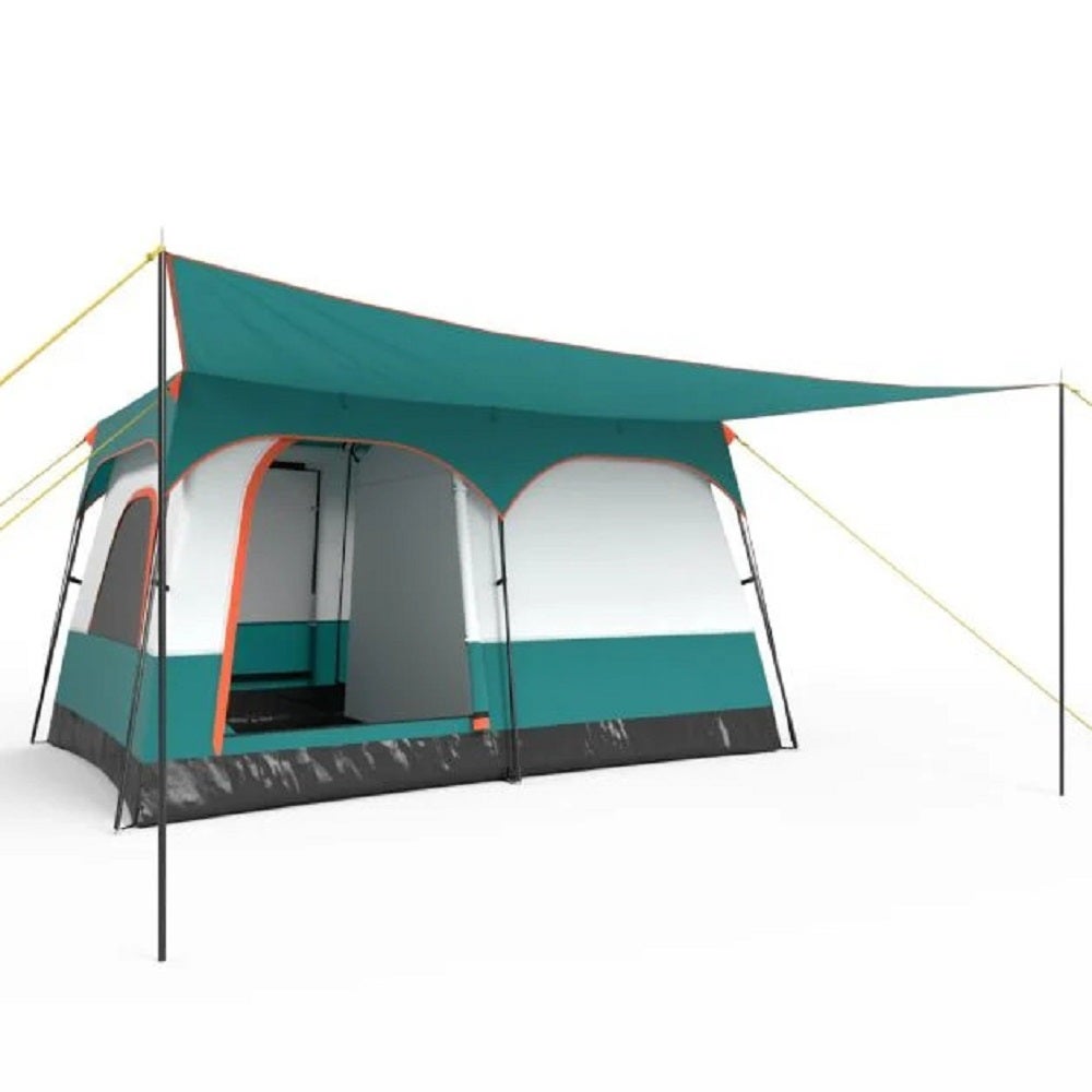 Northio  Tienda De Camping Para 6 Personas Con Porche Y Protección Contra La Lluvia-S Azul/Verde , Leroy Merlin